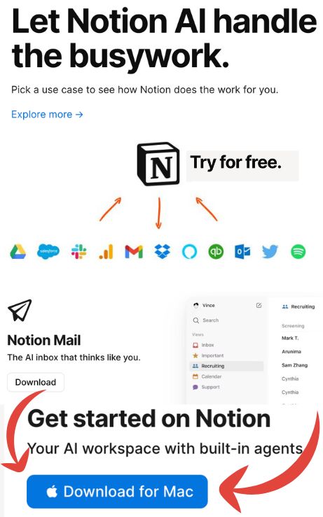 Notion app